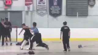 NHL Legend's Nephew Throws Down During Indoor Lacrosse Fight