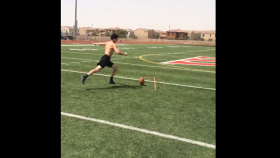 High School Football Kicker Nails 76-Yard Field Goal In Practice
