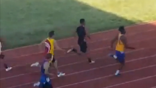 Watch High School Relay Runner Seemingly Hit Turbo Button To Make Miraculous Comeback
