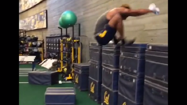 Cal Wide Receiver Commit Lands Absolutely Incredible 63-Inch Box Jump