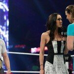 Daniel Bryan, Brie Bella and Stephanie McMahon
