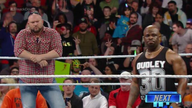 The Dudley Boyz vs. The Usos (Tag Team Championship)