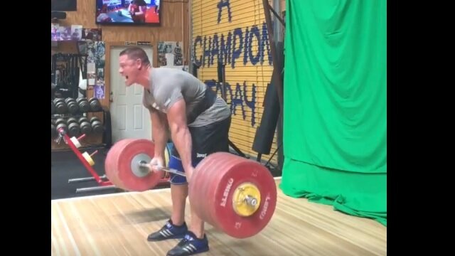 WWE Superstar John Cena Deadlifts 602 Pounds to Celebrate His 40th Birthday