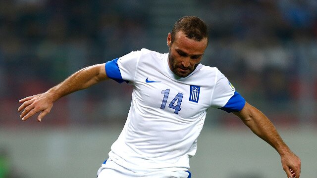 Dimitris Salpingidis striker winger greece world cup starting XI