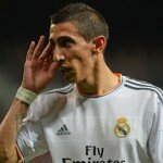 Angel Di Maria playing for Real Madrid