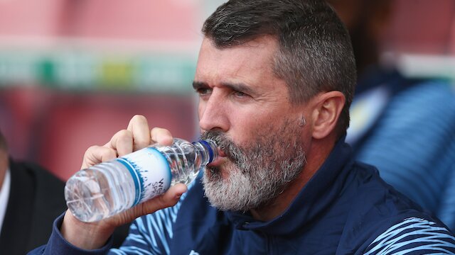 Roy Keane Drinking Aston Villa 