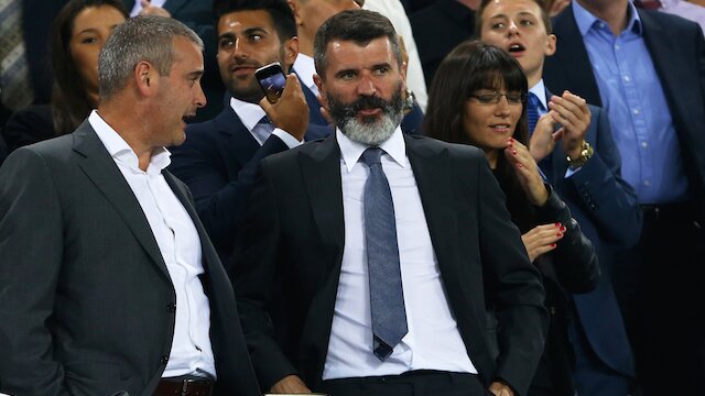 Roy Keane Watching From The Stands