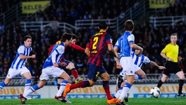 Real Sociedad vs Barcelona 2.2.2014