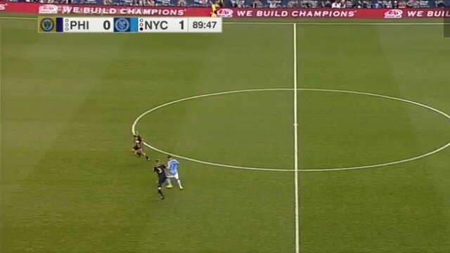 New York City FC\'s David Villa Just Scored MLS Goal of the Year From Just Inside Midfield