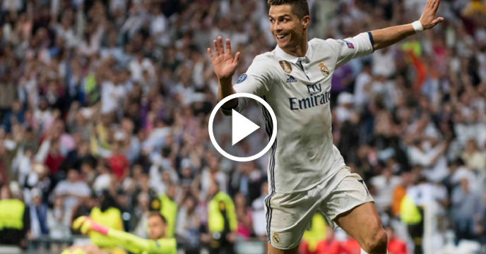Cristiano Ronaldo Scores Second Consecutive Champions League Hat Trick For Real Madrid