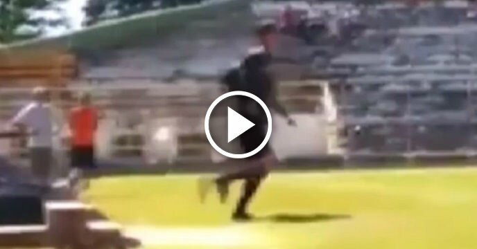 Brazilian Soccer Referee Pulls Out a Gun on Player After Being Hit in the Face