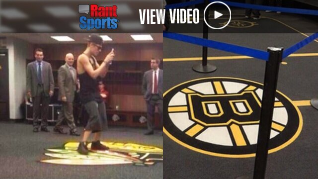 Justin Bieber's Plans Foiled: Boston Bruins Block Off Dressing Room