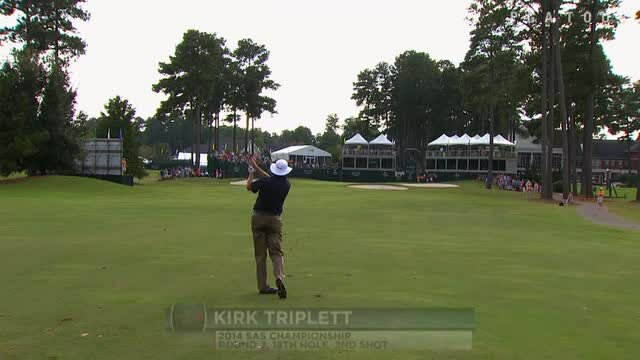 PGA TOUR | Kirk Triplett's hole-out at the SAS Championship is No.6 shot of 2014