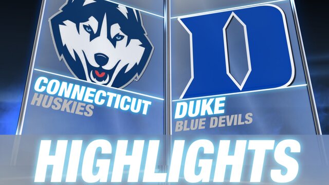 ACC: Connecticut vs Duke Highlights