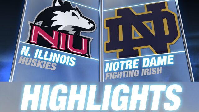 ACC: Notre Dame-N. Illinois Highlights