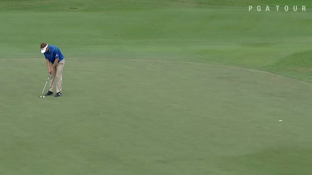 PGA TOUR | Billy Hurley III holes a 22-foot downhill putt for birdie at Sony Open