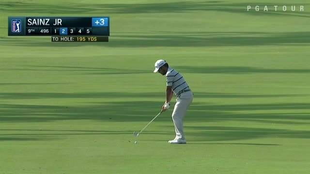 PGA TOUR | Carlos Sainz Jr great approach sets up eagle at Sony Open