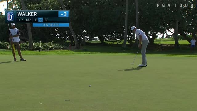 PGA TOUR | Jimmy Walker holes an improbable birdie on No. 11 at Sony Open