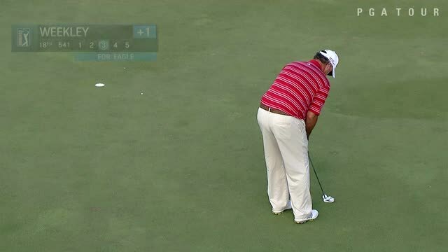 PGA TOUR | Boo Weekley gets some boo's with an eagle on No. 18 at Sony Open