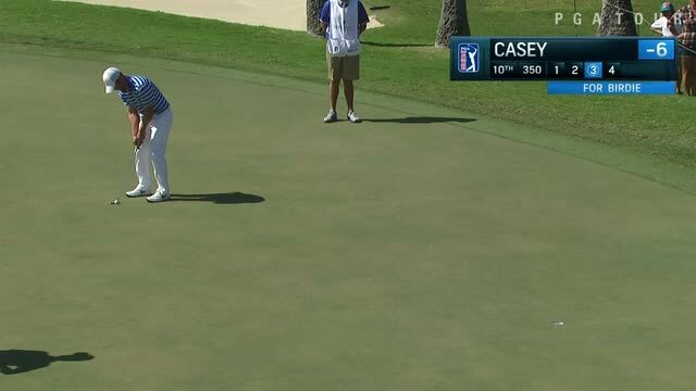 PGA TOUR | Paul Casey rolls home a 21-foot putt for birdie at Sony Open