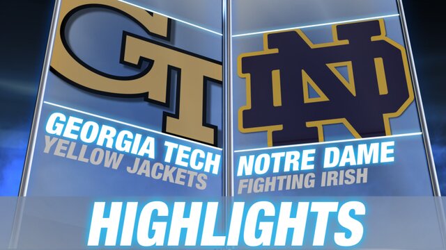 ACC: GA Tech-Notre Dame Highlights