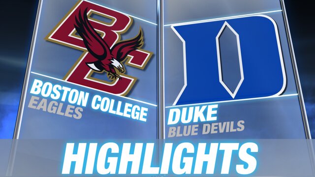 ACC: Boston College-Duke Highlights