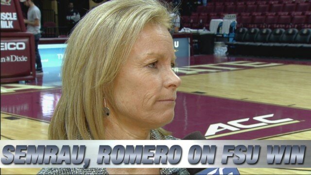 FSU's Semrau, Romero Talk About Upset Win vs Duke
