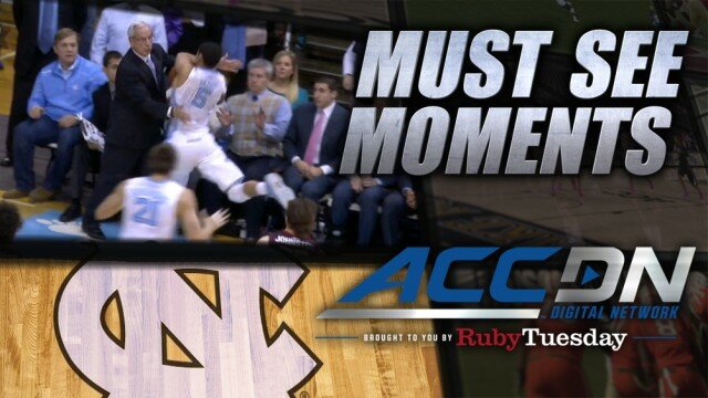 UNC's Roy Williams Catches Marcus Paige | ACC Must See Moment