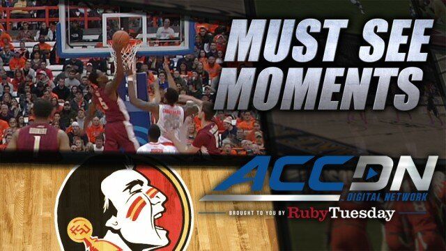 FSU's Jarquez Smith One-Hand Putback Dunk | ACC Must See Moment