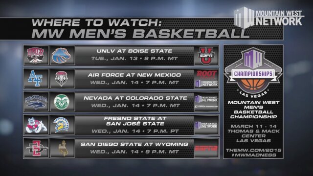 Where To Watch MW Men's Basketball 1/13/15