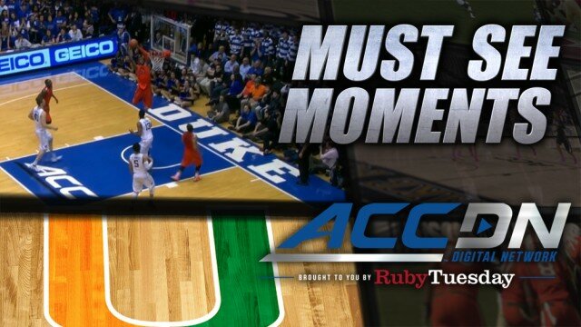 Miami's Exclamation Point Alley-Oop In Upset At Duke | ACC Must See Moment