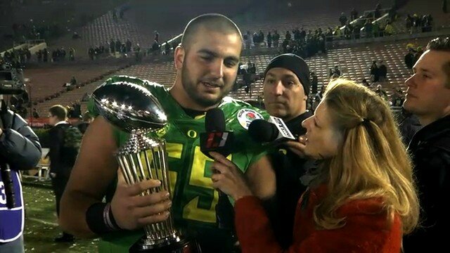 Rose Bowl Reaction: One-On-One With Oregon's Hroniss Grasu