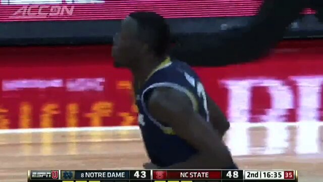 ACC: Notre Dame-NC State Highlights