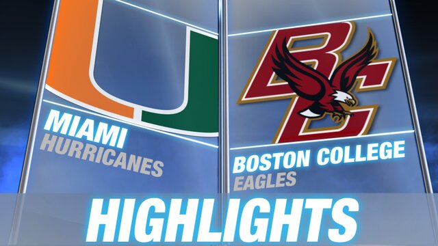ACC: Miami-Boston College Highlights