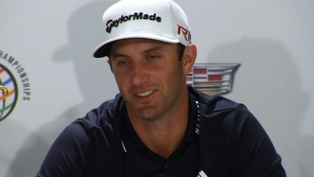 PGA TOUR | Dustin Johnson interview after winning the Cadillac Championship