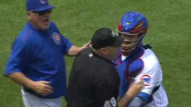 Crazy Umpire Charges Mound, Goes After Chicago Cubs' Jon Lester