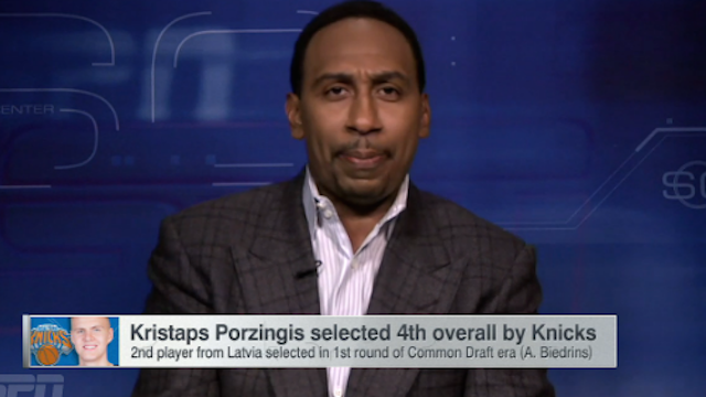 Stephen A. Smith Throws Childlike Tantrum Over New York Knicks' Draft Selections
