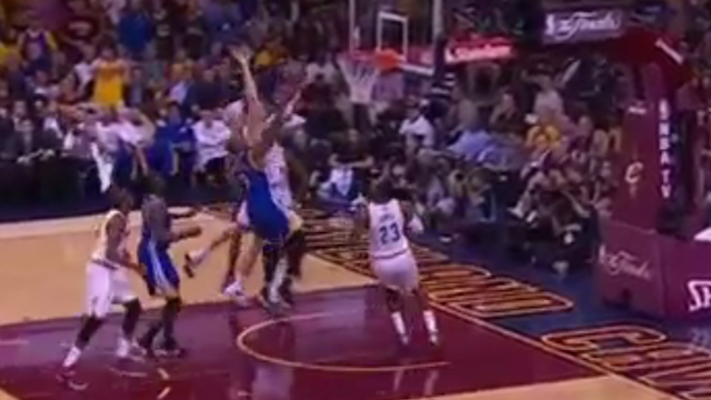 Cleveland Cavaliers' Timofey Mozgov Obliterates Andre Iguodala Finger Roll With Mammoth Block