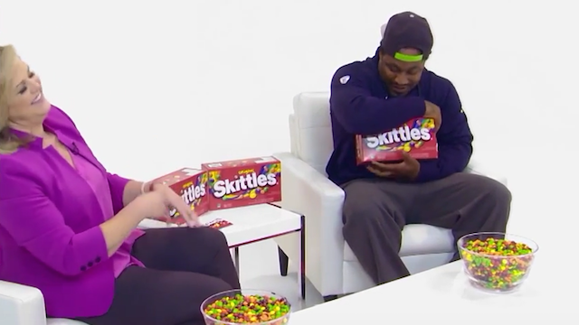 Marshawn Lynch Took His Love For Skittles To Another Level In Awkward Infomercial