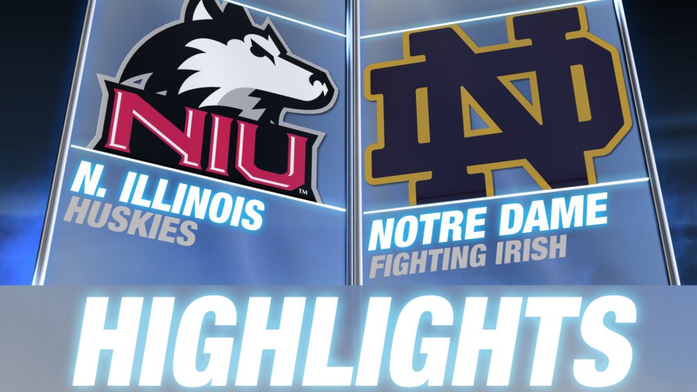 Northern Illinois vs Notre Dame | 2014-15 ACC Men's Basketball Highlights