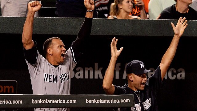 Derek Jeter and Alex Rodriguez - New York Yankees