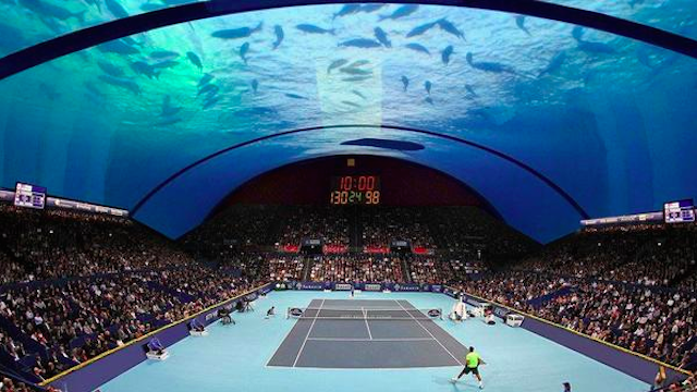 Plans For Underwater Tennis Court In Dubai Are Breathtaking