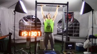 Virginia High School Student Sets World Record With 7,306 Pull-Ups In 18 Hours