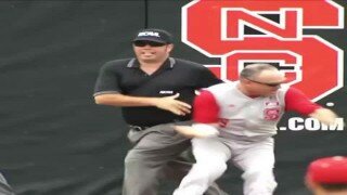 Watch NC State Baseball Coach Elliott Avent Show Off NFL-Style Spin Move In Midst Of Ejection