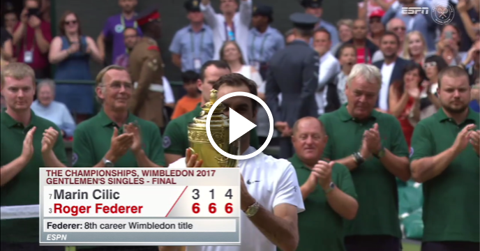 Roger Federer Wins Record 8th Wimbledon Title Without Dropping a Single Set