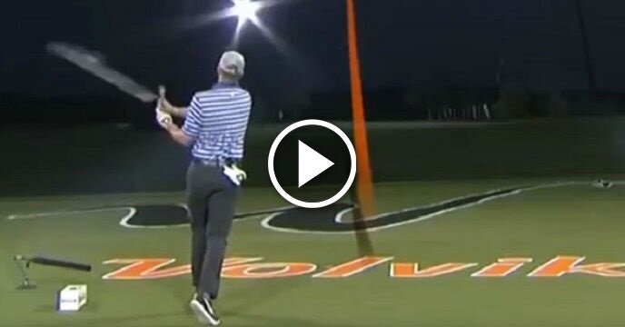 Participant in Long Drive Golf Competition Snaps Driver Which Hits Fan in Chest