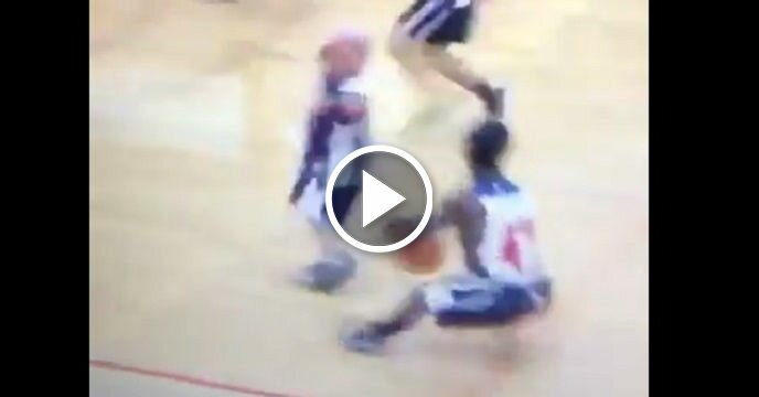 Hoops Player Sends Defender Flying With Insane Crossover