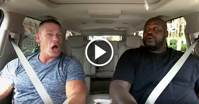 Watch: John Cena & Shaq Star In Hilarious 'Carpool Karaoke: The Series' Teaser