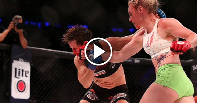 Heather Hardy Pummels Alice Yauger — Wins First Pro MMA Fight By TKO At Bellator 180