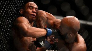 Demetrious Johnson gets the better of John Dodson during UFC 191 flyweight title rematch